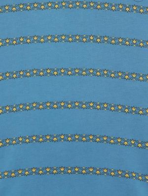 blue cotton blend pocket t-shirt - 15729972 - Standard Image - 4