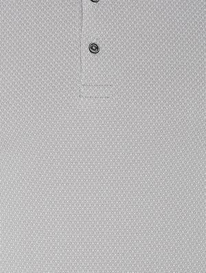 grey cotton blend polo t-shirt - 15730006 - Standard Image - 4