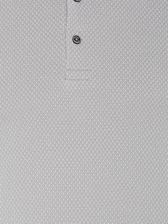 grey cotton blend polo t-shirt - 15730006 - Zoom Image - 4