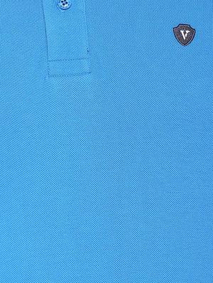 blue cotton polo t-shirt - 15730008 - Standard Image - 4