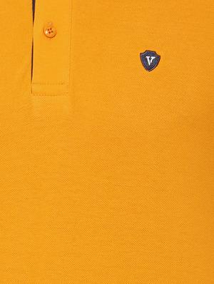 orange cotton polo t-shirt - 15730013 - Standard Image - 4