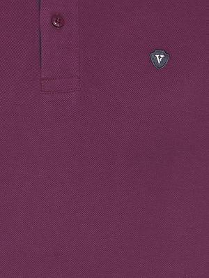 purple cotton polo t-shirt - 15730014 - Standard Image - 4
