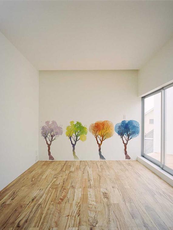 Wall Decals ' Colorful Tree Sticker ' Wall stickers (PVC Vinyl) - 15730238 - Zoom Image - 4