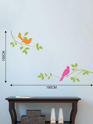 Wall Decals ' Birds n Tree Sticker ' Wall stickers (PVC Vinyl) - 15730240 - Standard Image - 4