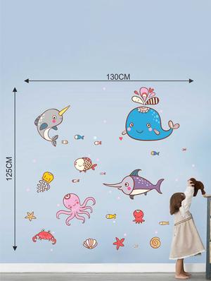 Wall Decals ' Underwater Life Sticker ' Wall stickers (PVC Vinyl) - 15730245 - Standard Image - 4