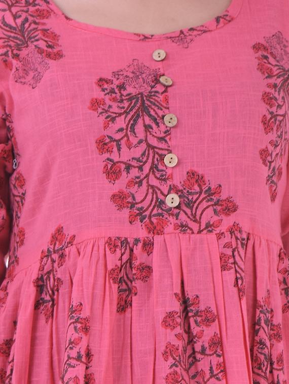 Printed flared kurta - 15730287 - Zoom Image - 4