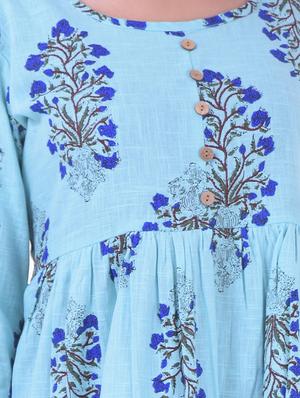 flared printed kurta - 15730288 - Standard Image - 4
