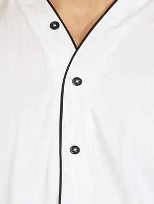 white cotton casual shirt - 15730295 - Standard Image - 4