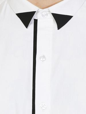 white cotton casual shirt - 15730296 - Standard Image - 4