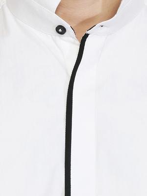 white cotton casual shirt - 15730298 - Standard Image - 4