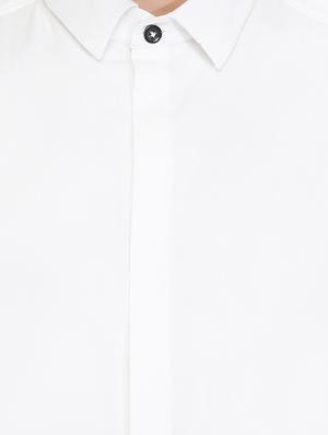 white cotton casual shirt - 15730302 - Standard Image - 4