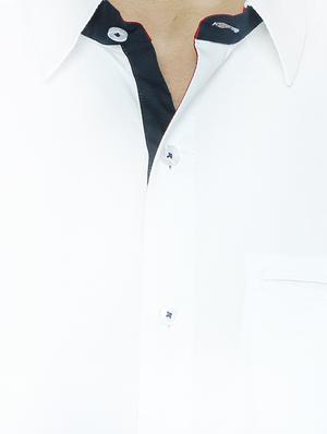 white cotton casual shirt - 15730303 - Standard Image - 4