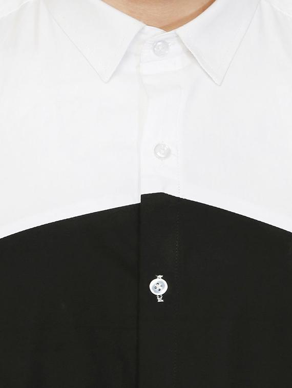 white cotton casual shirt - 15730306 - Zoom Image - 4