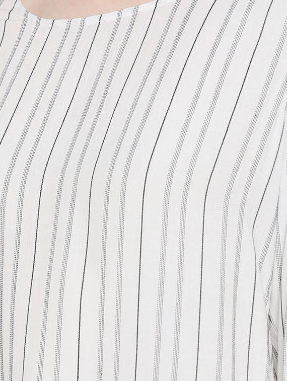 striped keyhole back tunic - 15730322 - Zoom Image - 4