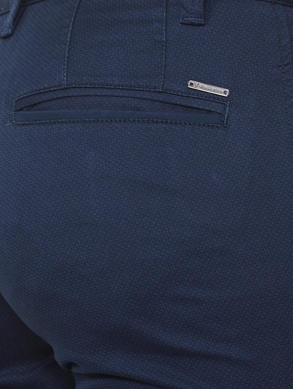 navy blue cotton chinos - 15730832 - Zoom Image - 4