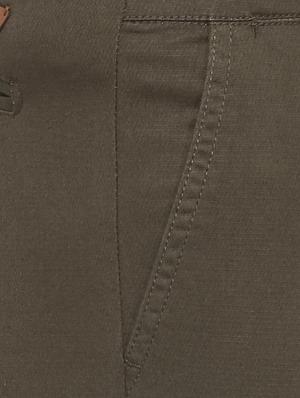 brown cotton blend chinos - 15730839 - Standard Image - 4