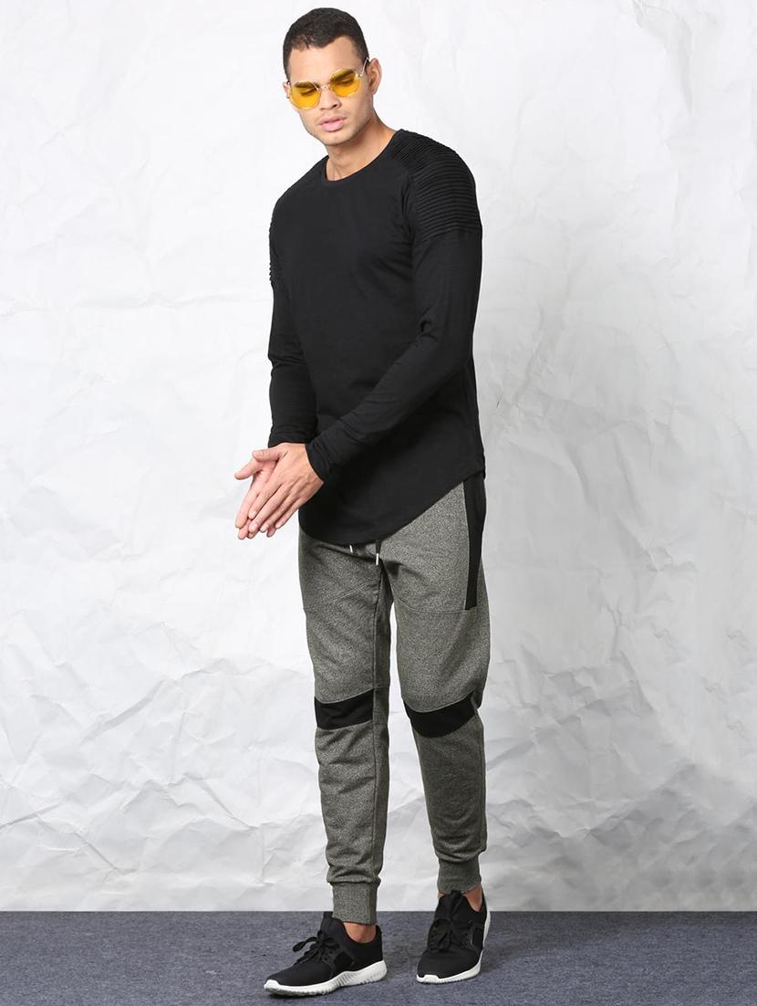 grey cotton blend joggers - 15730844 - Zoom Image - 4