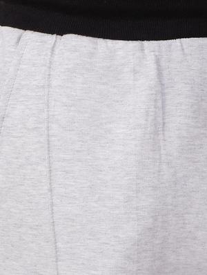 grey cotton blend shorts - 15730848 - Standard Image - 4