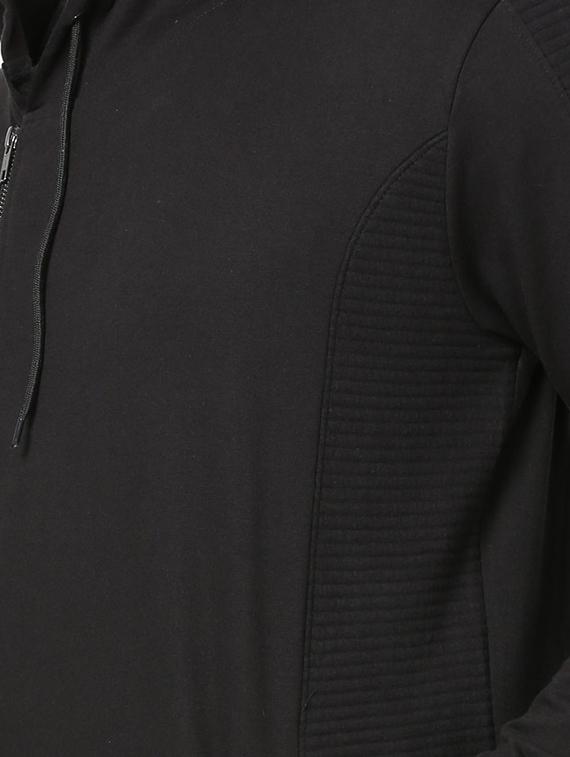 black cotton sweatshirt - 15730858 - Zoom Image - 4