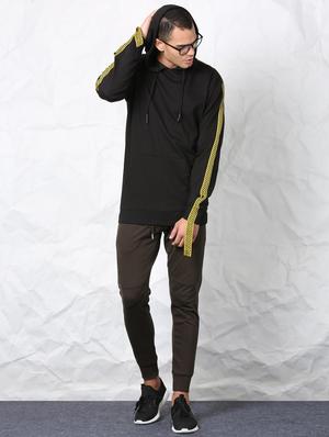 black cotton sweatshirt - 15730859 - Standard Image - 4