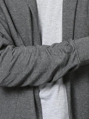 grey polyester shrug - 15730860 - Standard Image - 4