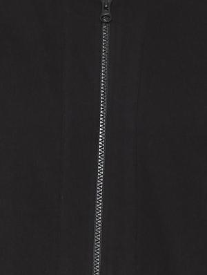 black polyester casual jacket - 15730868 - Standard Image - 4