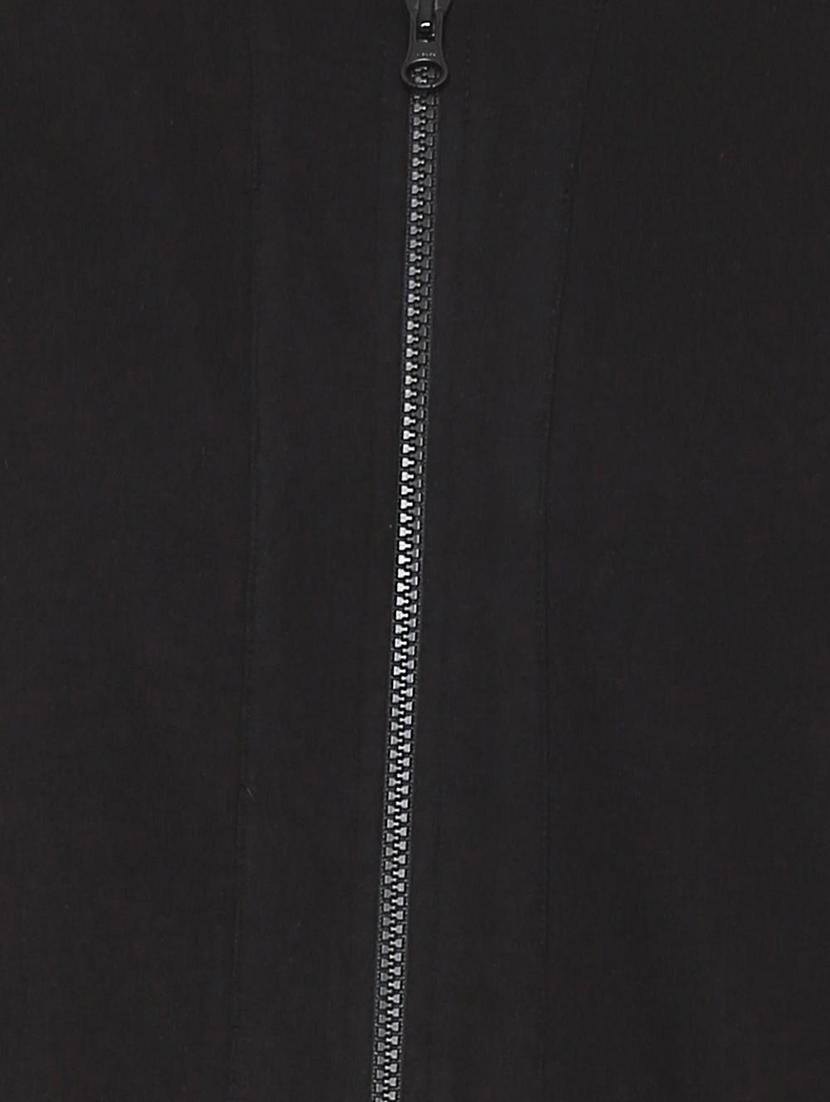 black polyester casual jacket - 15730868 - Zoom Image - 4