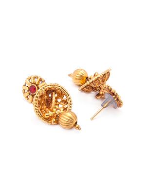 gold metal necklaces and earring - 15731226 - Standard Image - 4