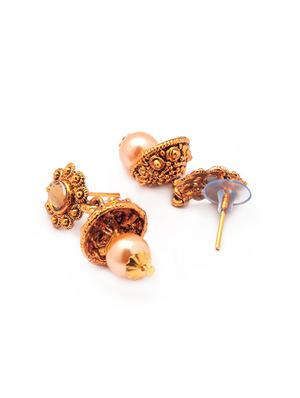gold metal necklaces and earring - 15731227 - Standard Image - 4