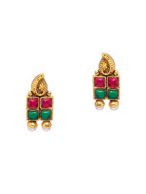 Gold Tone Necklace & Earrings Set - 15731239 - Standard Image - 4