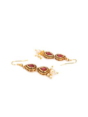 Gold Tone Necklace & Earrings Set - 15731242 - Standard Image - 4