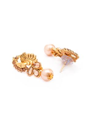 Gold Tone Necklace & Earrings Set - 15731253 - Standard Image - 4