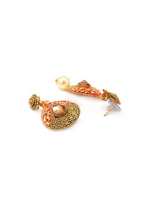 Gold Tone Necklace & Earrings Set - 15731255 - Standard Image - 4
