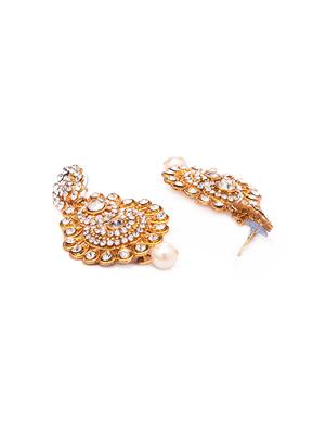 Gold Tone Necklace & Earrings Set - 15731258 - Standard Image - 4