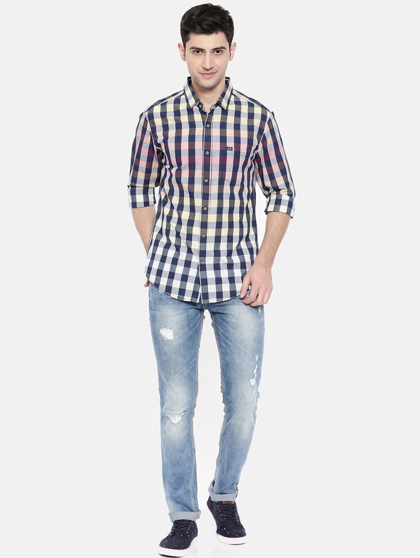 multicolor cotton casual shirt - 15731545 - Zoom Image - 4
