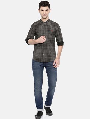 black cotton casual shirt - 15731557 - Standard Image - 4