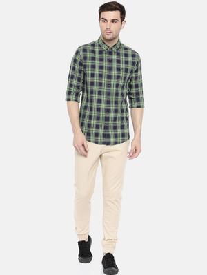 blue cotton casual shirt - 15731593 - Standard Image - 4
