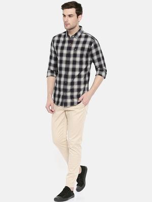 brown cotton casual shirt - 15731607 - Standard Image - 4