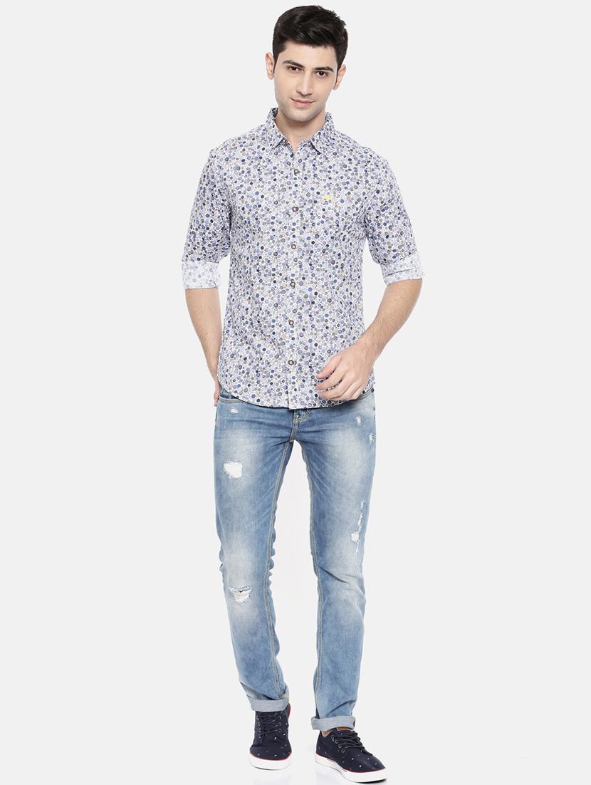 multicolor cotton casual shirt - 15731611 - Zoom Image - 4