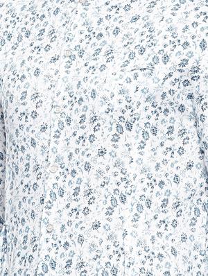 white cotton long kurta - 15731646 - Standard Image - 4