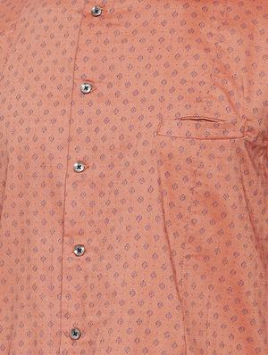 orange cotton asymmetric kurta - 15731648 - Standard Image - 4