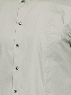 grey cotton asymmetric kurta - 15731660 - Standard Image - 4