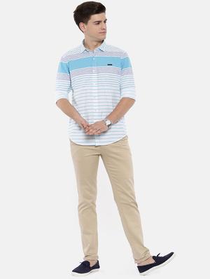 blue cotton casual shirt - 15731795 - Standard Image - 4