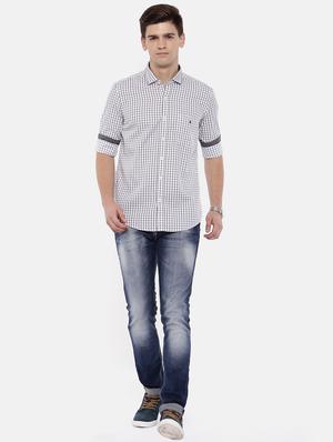grey cotton casual shirt - 15731796 - Standard Image - 4