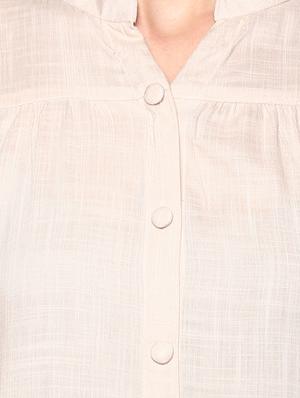 Pink solid straight kurta - 15732980 - Standard Image - 4
