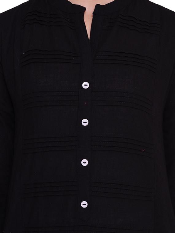 Straight solid kurta - 15733090 - Zoom Image - 4