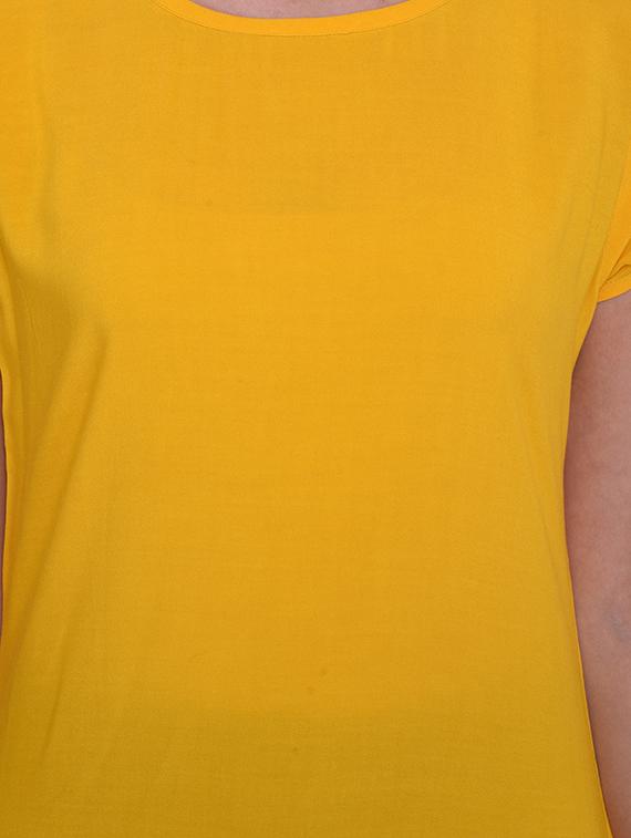 Color block asymmetric kurta - 15733171 - Zoom Image - 4
