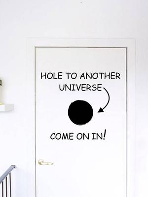 Rawpockets Wall Decals ' Living Room Another Universe Gateway ' Wall stickers (PVC Vinyl) Multicolour - 15733872 - Standard Image - 4