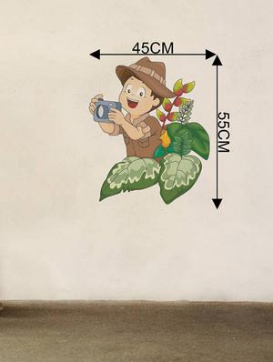 Rawpockets Wall Decals ' Cute Boy with Camera ' Wall stickers (PVC Vinyl) Multicolour - 15733920 - Standard Image - 4