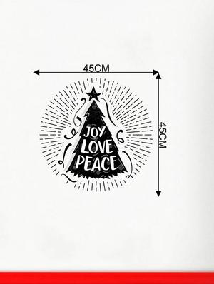 Rawpockets Wall Decals ' Joy love Peace ' Wall stickers (PVC Vinyl) Multicolour - 15734108 - Standard Image - 4